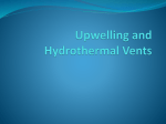 Upwelling and Hydrothermal Vents