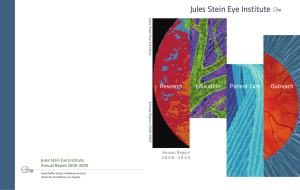 View 2008-09 Annual Report - Jules Stein Eye Institute