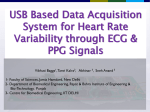 USB Based Data Acquisition System for Heart Rate