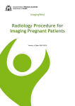 Radiology Procedure for Imaging Pregnant Patients