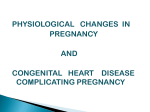 CARDIOVASCULAR CHANGES IN PREGNANACY