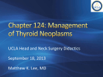 Chapter 124: Management of Thyroid Neoplasms