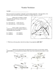 Weather Worksheet NAME: Base your answers to questions 1