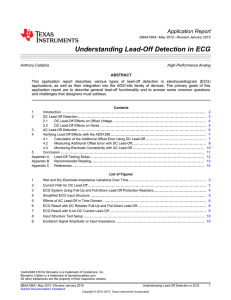 Understanding Lead-Off Detection in ECG (Rev