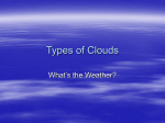 Types of Clouds - Atmosphere and Weather