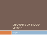 Nrsg 407 Disorders of Blood Vessels