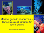 Marine genetic resources