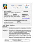 SSRIs for the treatment of Anxiety Disorders in children