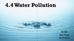 4.4 Water Pollution