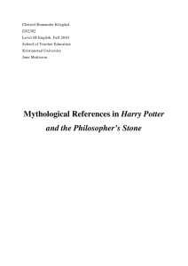 Mythological References in Harry Potter and the Philosopher`s Stone
