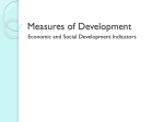 Measuring Development