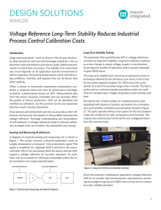 Voltage Reference Long-Term Stability Reduces