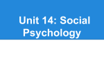 Intro to Social Psychology