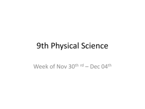 9th Physical Science