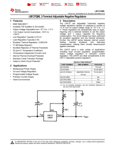 LM137QML 3-Terminal Adjustable Negative