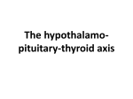 The hypothalamo-pituitary-thyroid axis