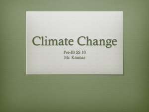 Global Warming - Mr. Kramar`s Social Studies Website