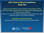 ACC Heart Failure Guideline Slide Set