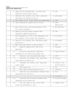 Endocrine questions