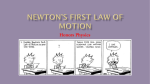newton`s first law of motion powerpoint