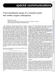 Total mechanical energy of a ventricle model and cardiac oxygen