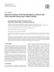 Case Report Agenesis of Isthmus of the Thyroid Gland in