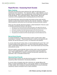 Rapid Review: Assessing Heart Sounds