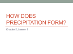 How does precipitation form?