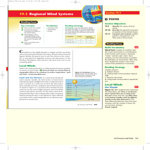 19.3 Regional Wind Systems