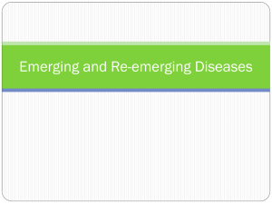 Emerging and Re-emerging Diseases