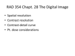 RAD 354 Chapt. 28 The Digital Image