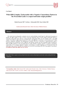 Wide-QRS-Complex Tachycardia with a Negative Concordance