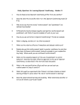 Study Questions for Learning/Operant Conditioning