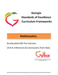 Accelerated GSE Pre-Calculus · Unit 8