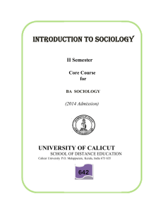 introduction to sociology