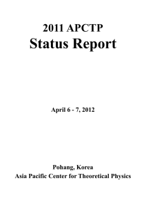 Status Report 2011