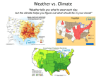 Weather vs. Climate - Mater Academy Charter Middle/ High