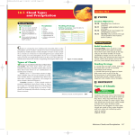 18.3 Cloud Types and Precipitation