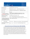 Financial/Commercial Relationships DISCLOSURES