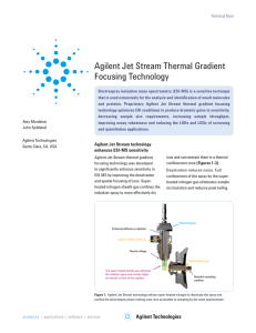 Agilent Jet Stream Thermal Gradient Focusing Technology