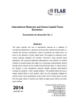 International Reserves and Gross Capital Flows Dynamics.