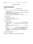 Weather Guided Notes
