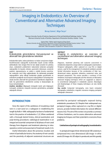 Imaging in Endodontics: An Overview of Conventional and