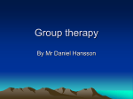 Group therapy: Encounter group