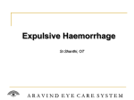 Expulsive haemorrahge