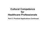 Cultural Competence for Clinicians - Session C