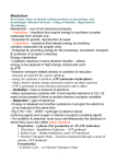 Metabolism Metabolism – sum of all chemical processes