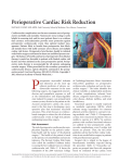 Perioperative Cardiac Risk Reduction