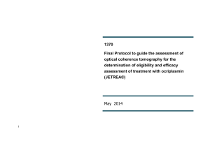 Final Protocol - Word 1986 KB - Medical Services Advisory Committee