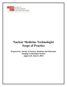 Nuclear Medicine Technologist Scope of Practice